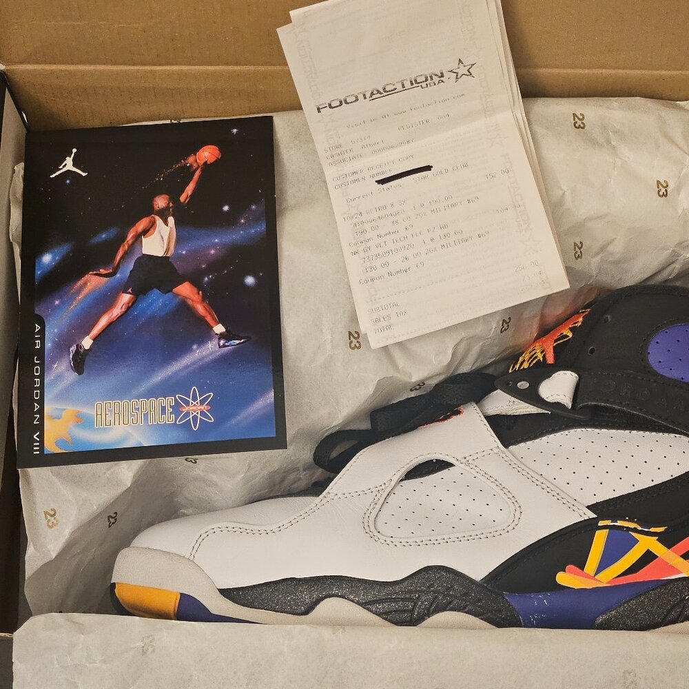 Nike Air Jordan Retro 8 Three-Peat Size 8 Men's